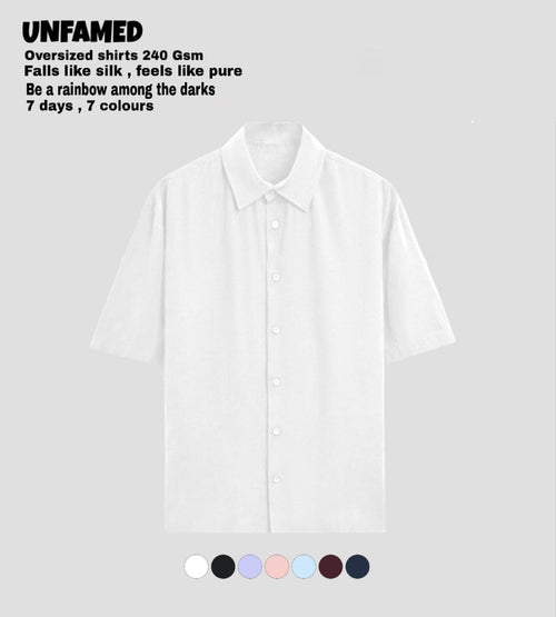 UNFAMED UNISEX LUXURY FREEFORM SHIRT | 100% PURE COTTON | 240 GSM